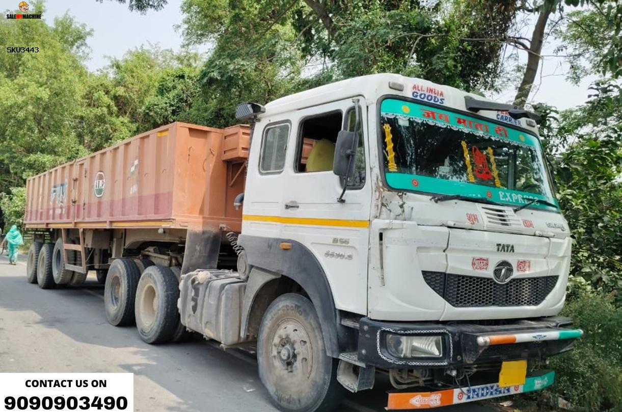 TATA SIGNA 5530.S 22 WHEELER CAB WITH TRAILER